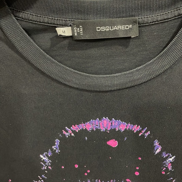 DSQUARED2 MENS GRAPHIC T SHIRT - SIZE M - Picture 3 of 6